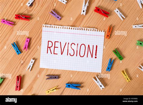 Word Writing Text Revision Business Photo Showcasing Action Of