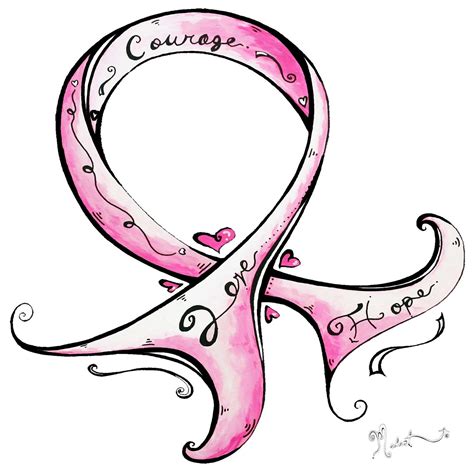 Breast Cancer Ribbon Clip Art Free Cliparts Co
