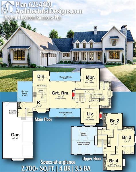 4 Bedroom Farmhouse Plans What You Need To Know In 2023 Modern House Design