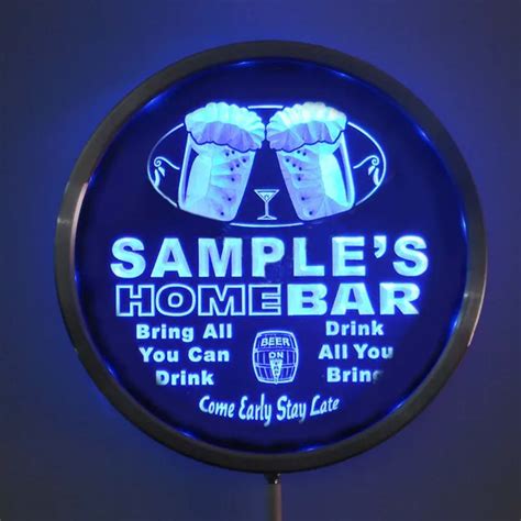 Personalized Neon Signs For Home Bar