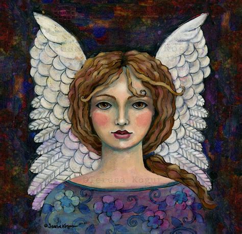 Pin By Chalyn On Celestial Angel Art Angel Painting Art