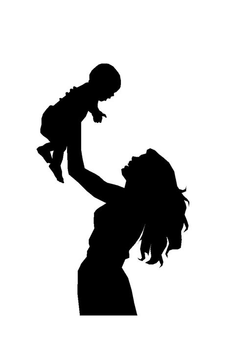 We're the mommies, not the. Mom And Child Png Black And White & Free Mom And Child ...