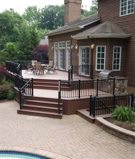 cozy two level deck ideas with epic design ideas blog name