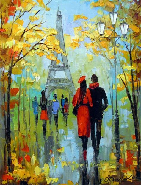 A Walk In Paris Paintings By Olha Darchuk