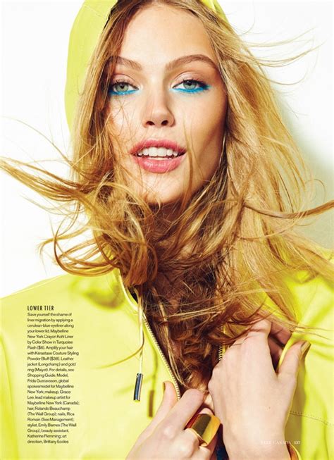 Frida Gustavsson Wows In Elle Canada Beauty Shoot By Max Abadian