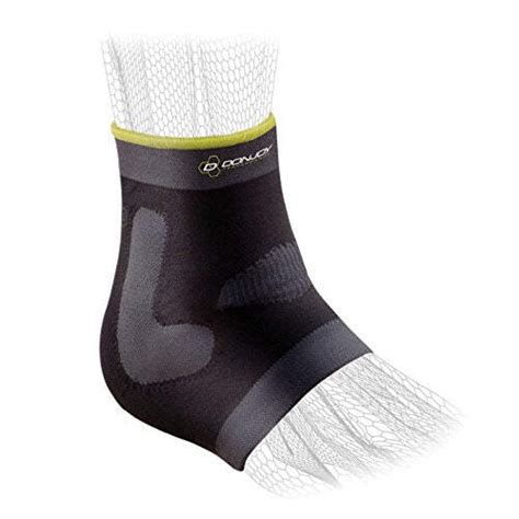 Donjoy Performance Deluxe Knit Ankle Compression Sleeve With J Buttress And Closed Heel For Mild