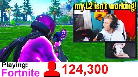 Tfue First Game On Controller W Faze Sway Fortnite Youtube