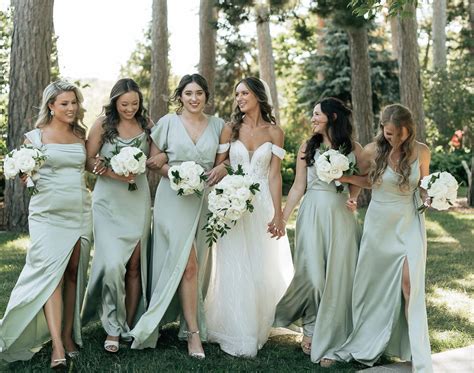 Sage Green Bridesmaid Dresses Aw Bridal French Wedding Style