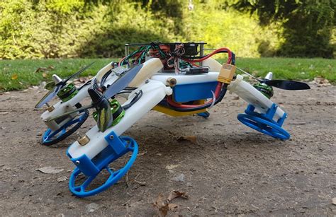 This Clever Transforming Robot Flies And Rolls On Its Rotating Arms