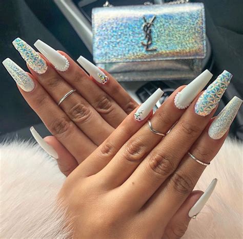 80 Trendy White Acrylic Nails Designs Ideas To Try Page 20 Of 82