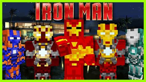 Minecraft Superhero Unlimited Mod Wear Every Iron Man Suit Ever