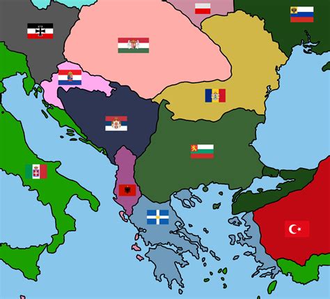 [OC] The most generic Balkan map ever : imaginarymapscj