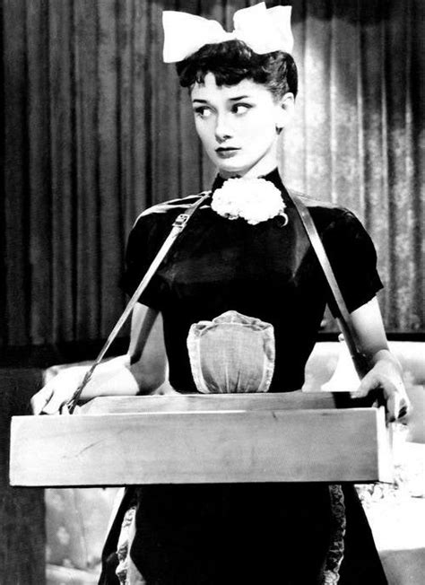 An Early Role Audrey As Freida The Cigarette Girl In 1951s Laughter