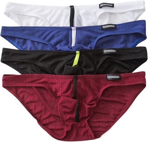 Yufeida Men S Briefs Underwear Sexy Low Rise Bikini Shorts Underpants Pack Of 4 At Amazon Men’s