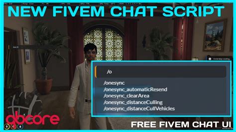 Qbcore New Chat Script Free Fivem Roleplay Scripts Fivem Tutorial