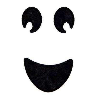 halloween ghost face template - Clip Art Library
