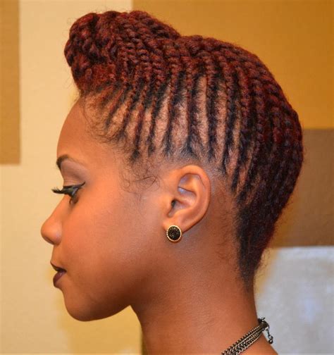 Two Strand Twist Updo Rockwellhairstyles