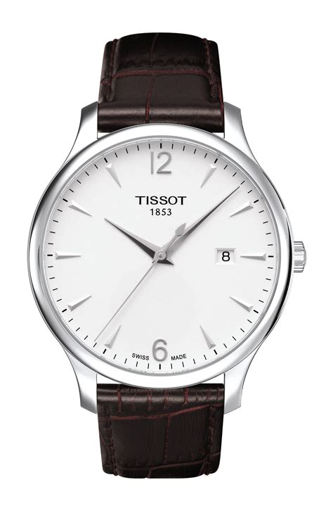 Tissot Tradition Leather Strap Watch 42mm Nordstrom
