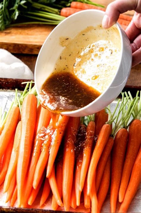 Secret Ingredient Honey Garlic Roasted Carrots 99easyrecipes