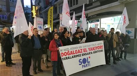 Toplam 9.254 sol parti haberi bulunmuştur. SOL Parti, Samsun'da Ensar'a aktarılan para için sokağa çıktı