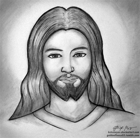 Pencil Sketch Of Jesus Face At Explore Collection