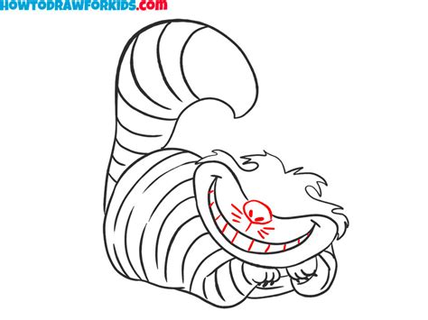 How To Draw The Cheshire Cat Easy Drawing Tutorial For Kids