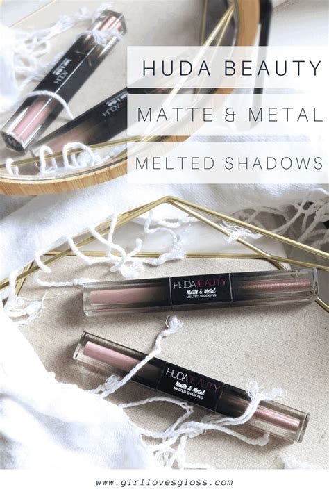 huda beauty matte and metal melted shadows review and swatches sephora sale liquid shadow