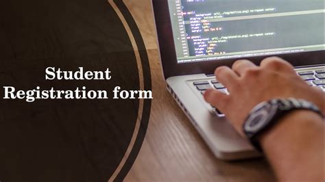 How To Create Student Registration Form In Html Youtube
