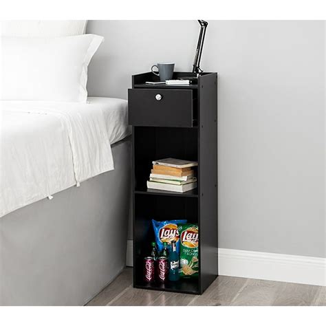 Yak About It Extra Tall Nightstand Black