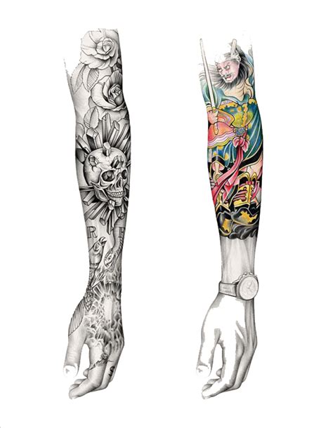 Sleeve Tattoo Png Png Image Collection