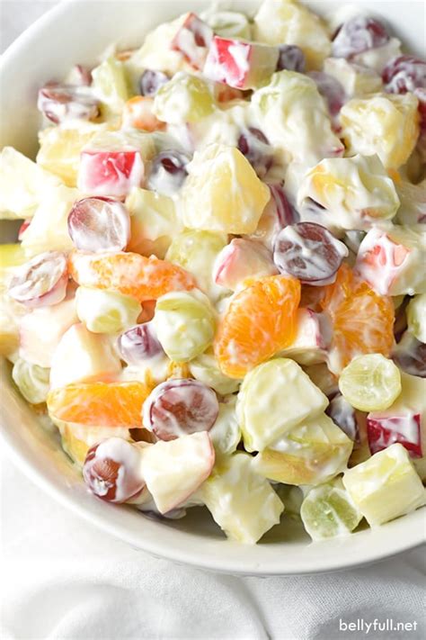 Creamy Delicatessen Fruit Salad Belly Full