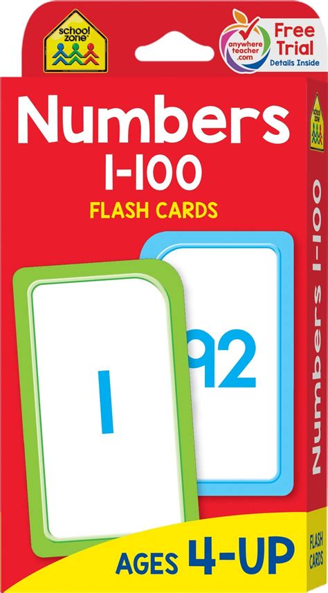 Numbers 1 To 100 Esl Flashcards Number Flash Cards 91 100 Printable