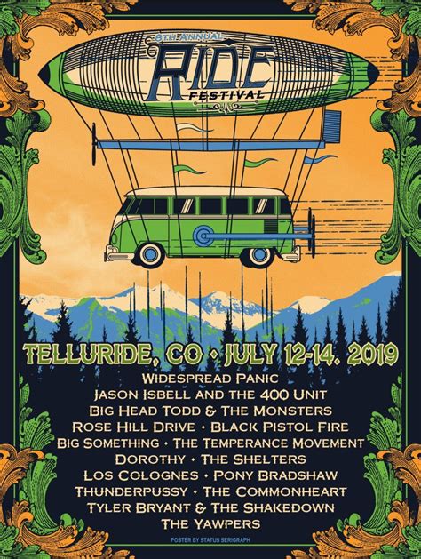 The 2019 Ride Festival Lineup In Telluride Has Been Announced