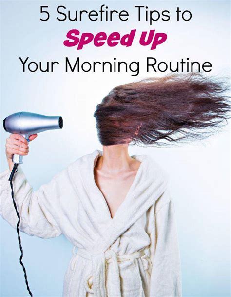 How To Speed Up Your Morning Routine