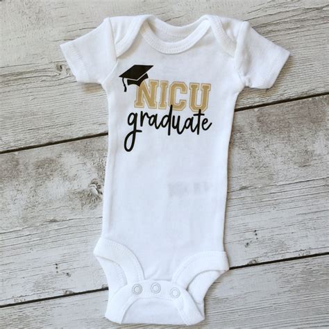 Nicu Grad Nicu Graduate Bodysuit Preemie Clothes New Baby