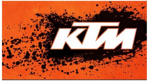 Ktm Flag 3x5 Racing Banner 100 Polyester Black Flagsshop