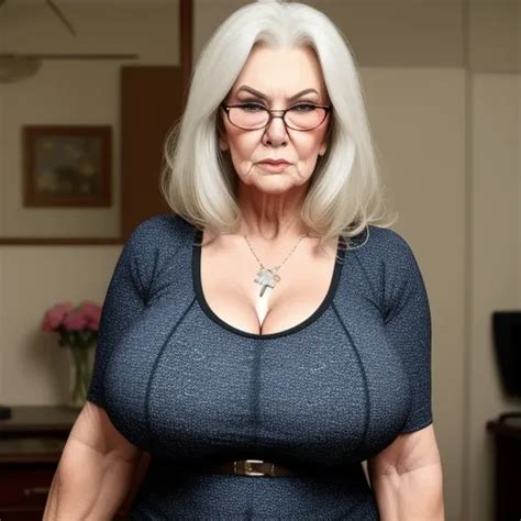 Image Upscaler Gilf Huge Serious Huge Sexy American Granny
