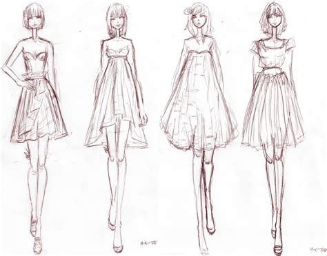 15 Lovely How To Fashion Sketch For Beginners