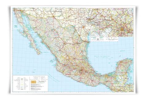 Mapas Republica Mexicana Mural Carreteras Mx