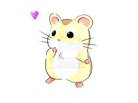 Kawaii Anime Hamster Милые рисунки Смешные хомячки Эскизы персонажей