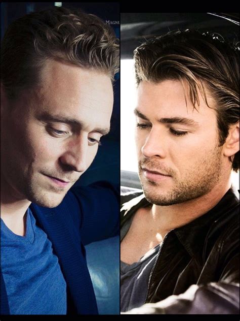 Chris Hemsworth Tom Hiddleston Marvel Actors Marvel Superheroes