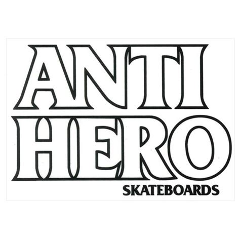 Antihero Box Logo Sticker Accessories Stickers At Westside Tarpon