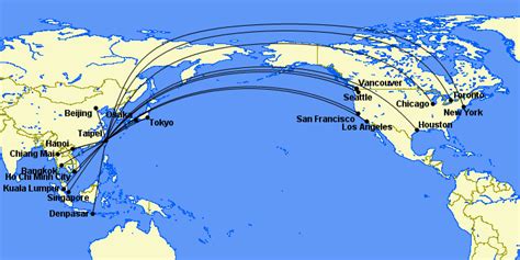 Eva Air Route Map