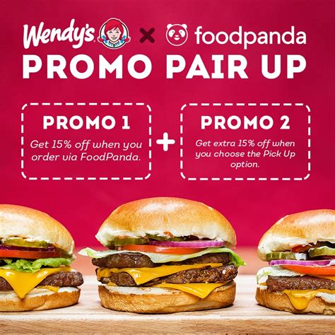 Limited to 2,000x daily redemption. Manila Shopper: Wendy's FoodPanda & Pick up Promos: Apr 2020