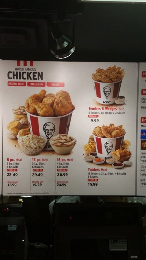 Kfc Menu Prices