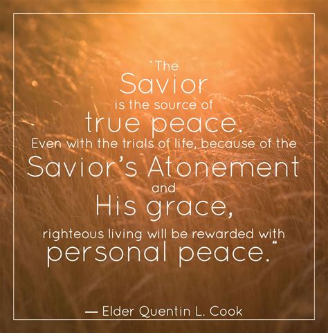 True Peace Christ Quotes Spiritual Thoughts Lds Quotes