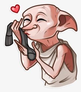 Dobby Is A Free Elf Harry Potter Dobby Sticker Free Transparent Clipart Clipartkey
