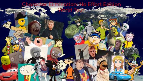 Character Elimination No Effort Edition World Tour Character