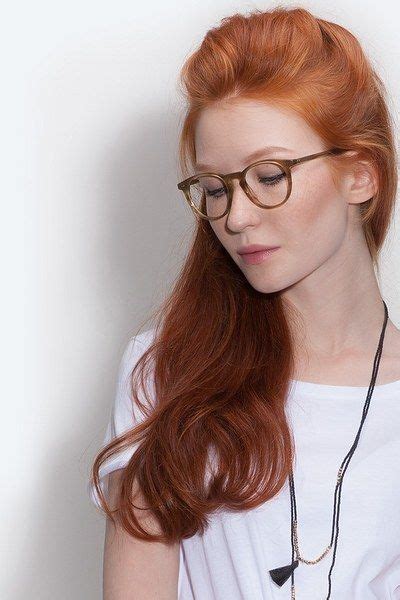Prism Understated Vintage Frames In Chestnut Eyebuydirect Beautiful Red Hair Red Hair