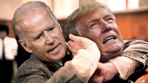 Donald Trump Says He Would ‘love To Fight ‘mr Tough Guy Joe Biden